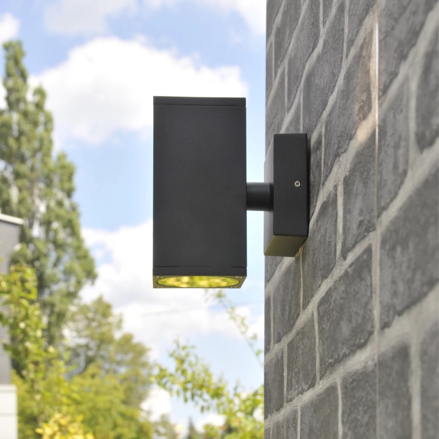 Outdoor wall light MORRIS 2xGU10/35W/230V IP54