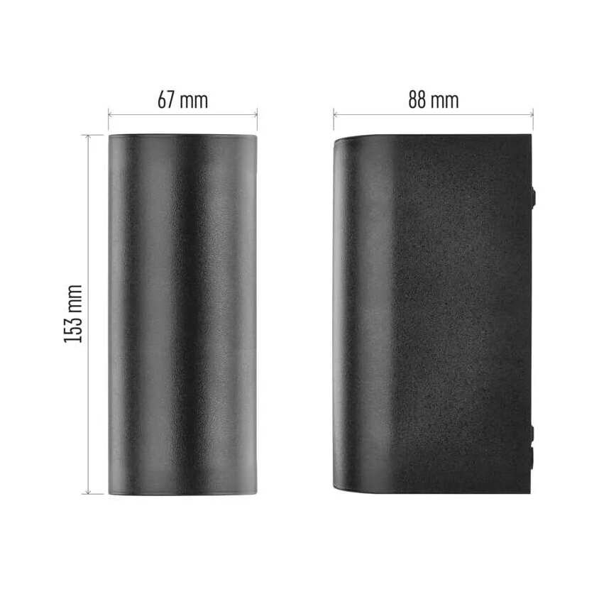 Outdoor wall light OCULUS 2xGU10/7W/230V IP44