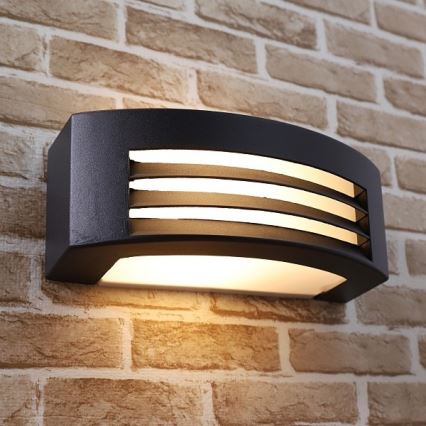Outdoor wall light OLIANA 1xE27/60W/230V IP54 black
