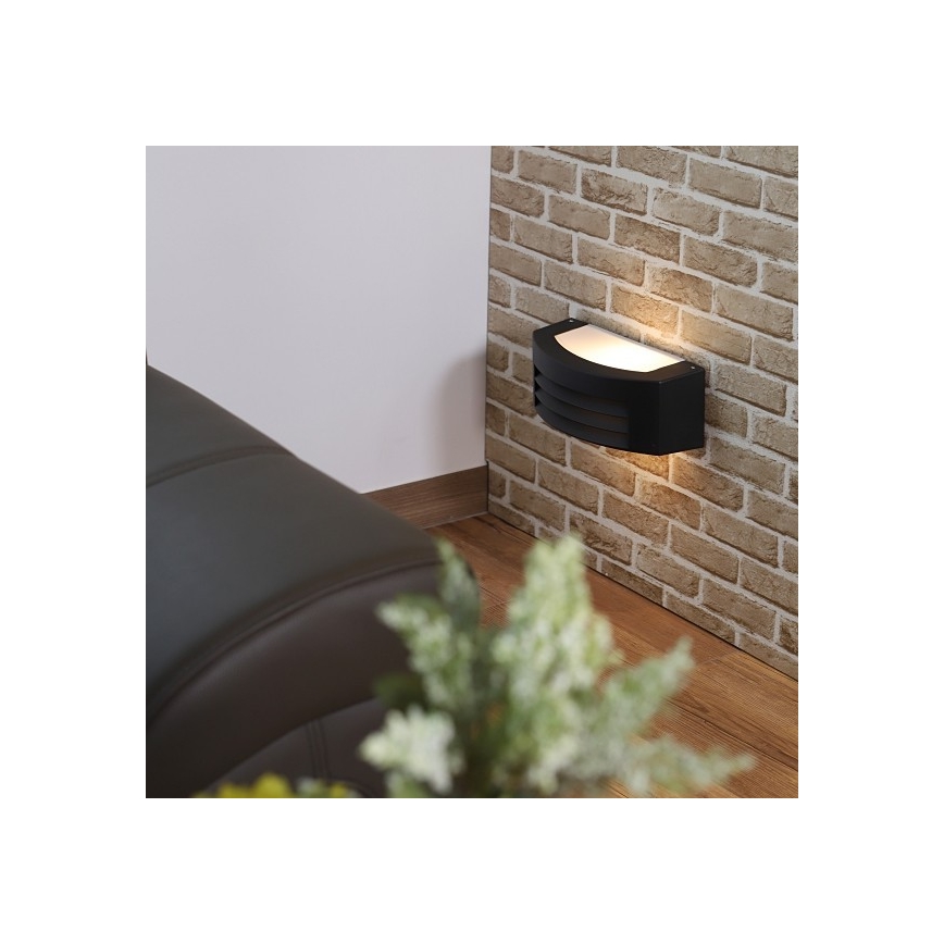 Outdoor wall light OLIANA 1xE27/60W/230V IP54 black