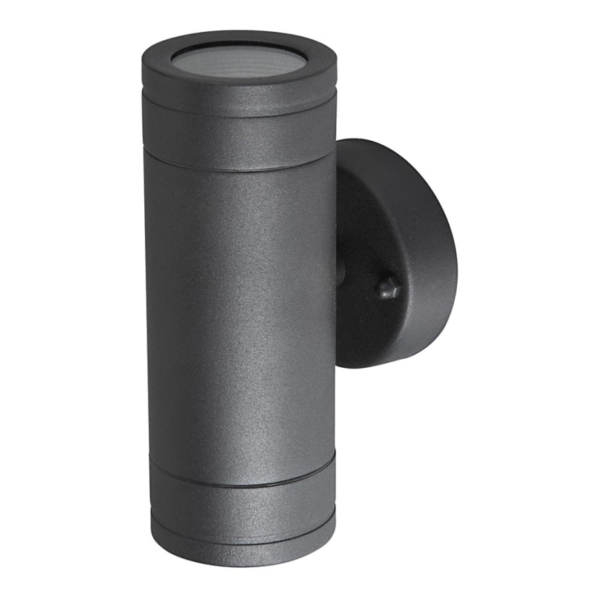 Outdoor wall light OLIMP 1 2xGU10/35W black