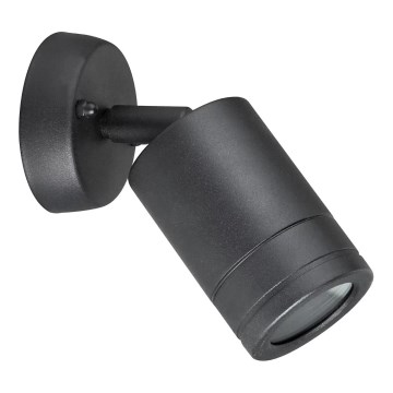 Outdoor wall light OLIMP 2 1xGU10/8W/230V IP44 black