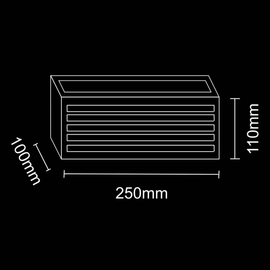 Outdoor wall light OSAKA 1xE27/12W/230V IP54