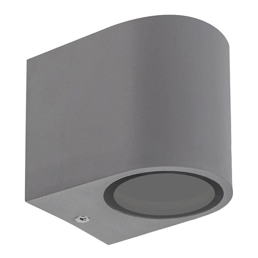 Outdoor wall light PARETE 1xGU10/6W/230V IP54 grey
