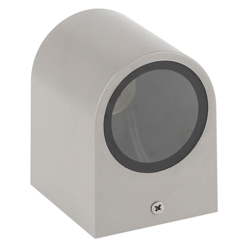Outdoor wall light PARETE 1xGU10/6W/230V IP54 grey