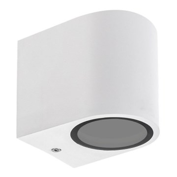 Outdoor wall light PARETE 1xGU10/6W/230V IP54 white