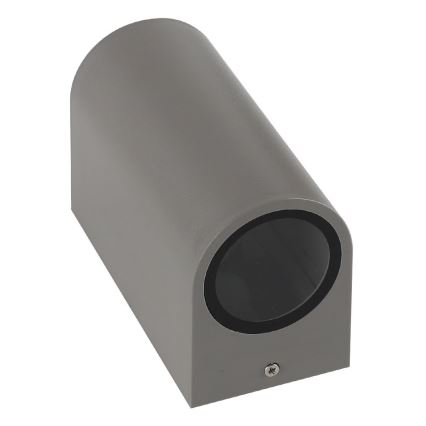 Outdoor wall light PARETE 2xGU10/6W/230V IP54 grey