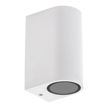 Outdoor wall light PARETE 2xGU10/6W/230V IP54 white