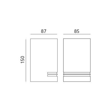 Outdoor light QUAZAR 1xGU10/11W/230V IP44