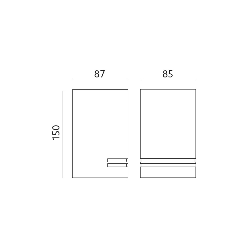 Outdoor light QUAZAR 1xGU10/11W/230V IP44