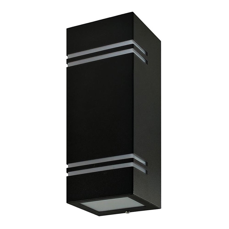 Outdoor wall light QUAZAR7 2xGU10/11W/230V IP44 black