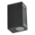 Outdoor wall light QUERK 2xGU10/35W/230V IP54 15 cm black