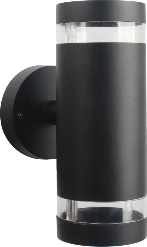 Outdoor wall light RINO 2xGU10/12W/230V IP54 black