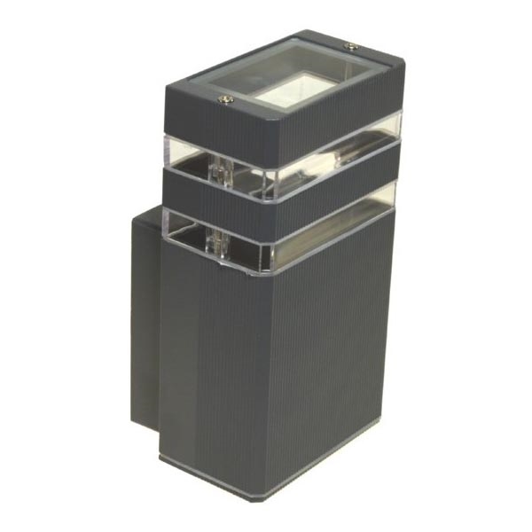 Outdoor wall light SANTA 1xGU10/30W/230V IP54 anthracite