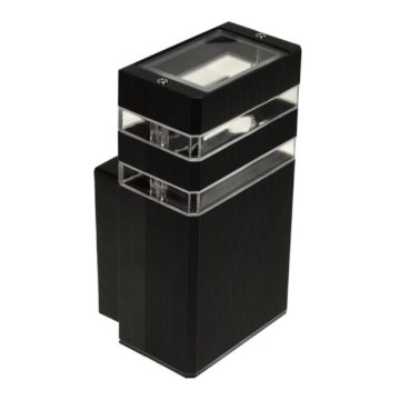 Outdoor wall light SANTA 1xGU10/30W/230V IP54 black