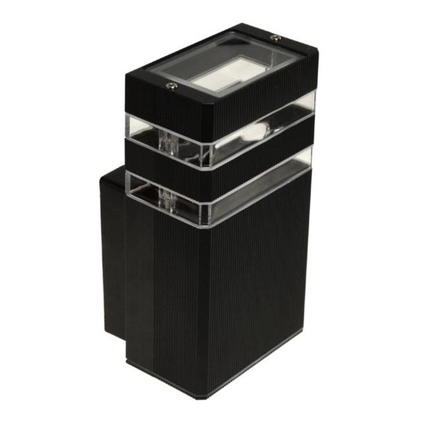 Outdoor wall light SANTA 1xGU10/30W/230V IP54 black
