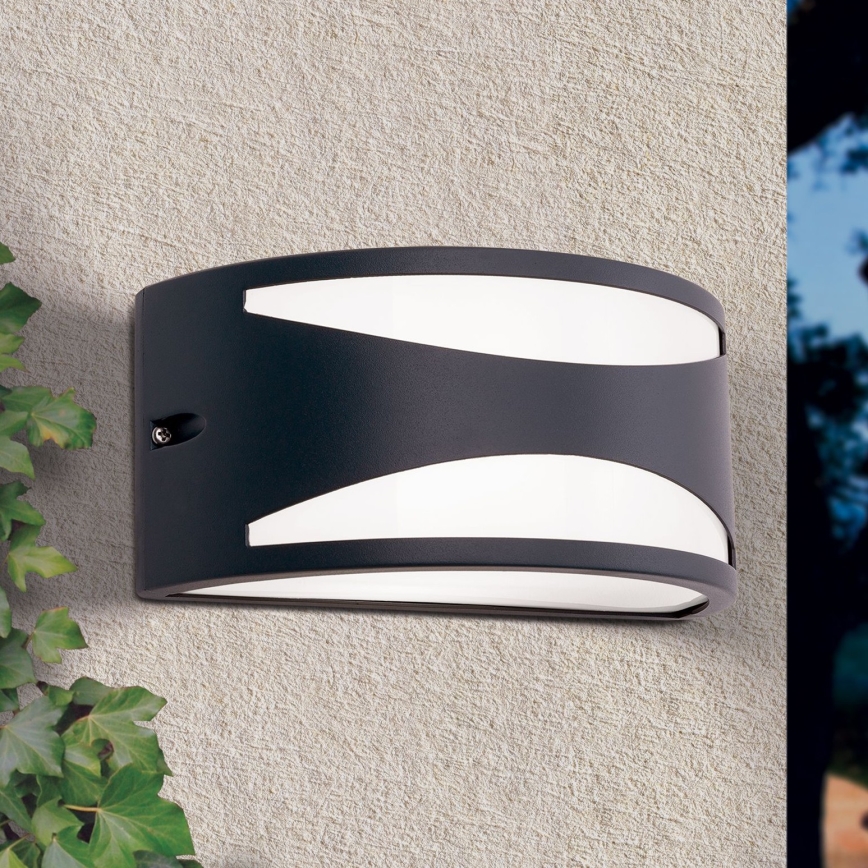 Outdoor wall light SHELL 1xE27/40W/230V IP54 anthracite