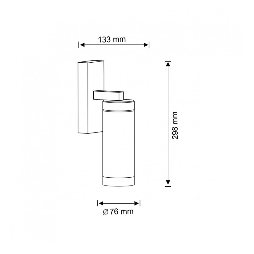 Outdoor wall light SPECTRA 1xE27/10W/230V IP44