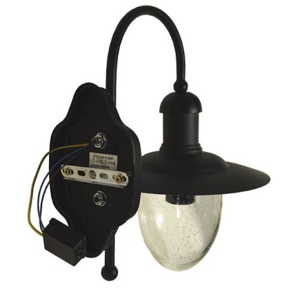 Outdoor wall light TALISA 1xE27/60W/230V IP44 black