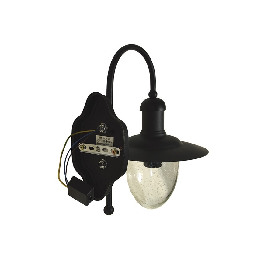 Outdoor wall light TALISA 1xE27/60W/230V IP44 black
