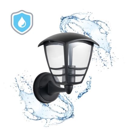 Outdoor wall light TEVIO 1xE27/60W/230V IP54 black