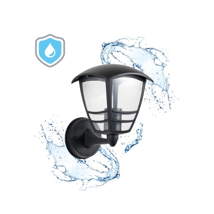Outdoor wall light TEVIO 1xE27/60W/230V IP54 black