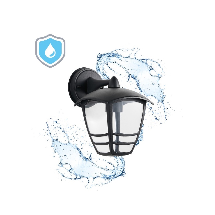 Outdoor wall light TEVIO KD 1xE27/60W/230V IP54 black
