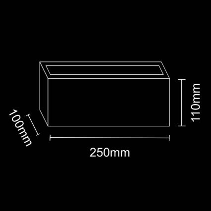 Outdoor wall light TOKIO 1xE27/12W/230V IP54