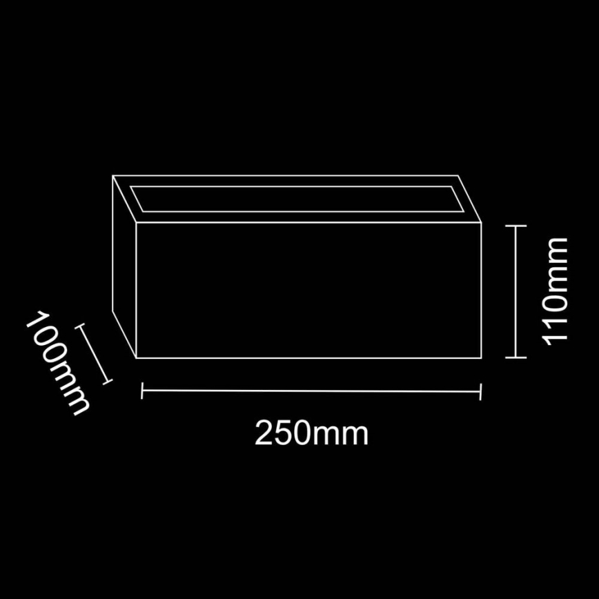 Outdoor wall light TOKIO 1xE27/12W/230V IP54