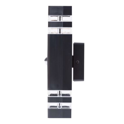 Outdoor wall light with a sensor BREZZA 2xGU10/35W/230V IP65