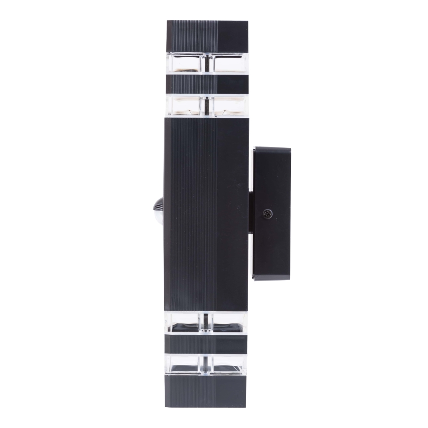 Outdoor wall light with a sensor BREZZA 2xGU10/35W/230V IP65