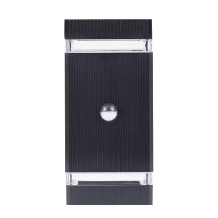 Outdoor wall light with a sensor NIZZA 2xGU10/35W/230V IP65