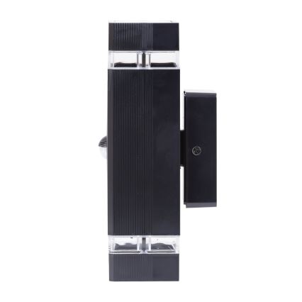 Outdoor wall light with a sensor NIZZA 2xGU10/35W/230V IP65