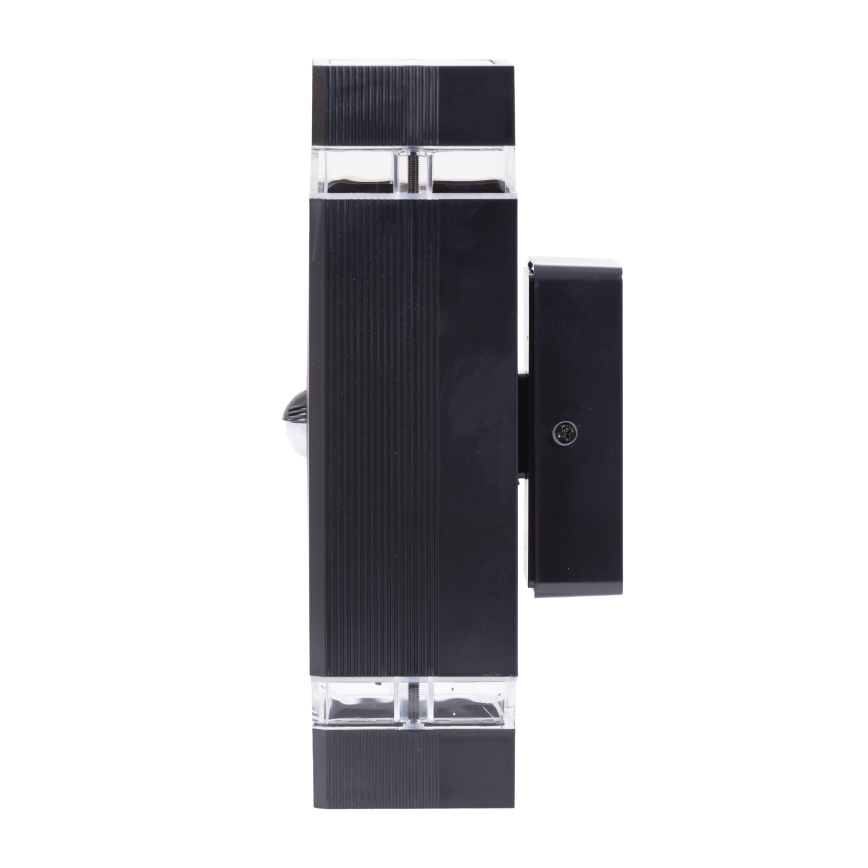 Outdoor wall light with a sensor NIZZA 2xGU10/35W/230V IP65