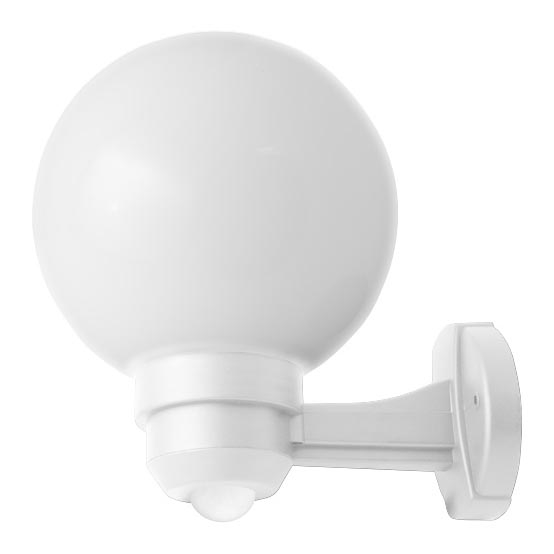 Outdoor wall light with a sensor PARK 1xE27/60W/230V