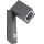 Outdoor wall light with a sensor QUAZAR 1xGU10/35W/230V IP44 grey