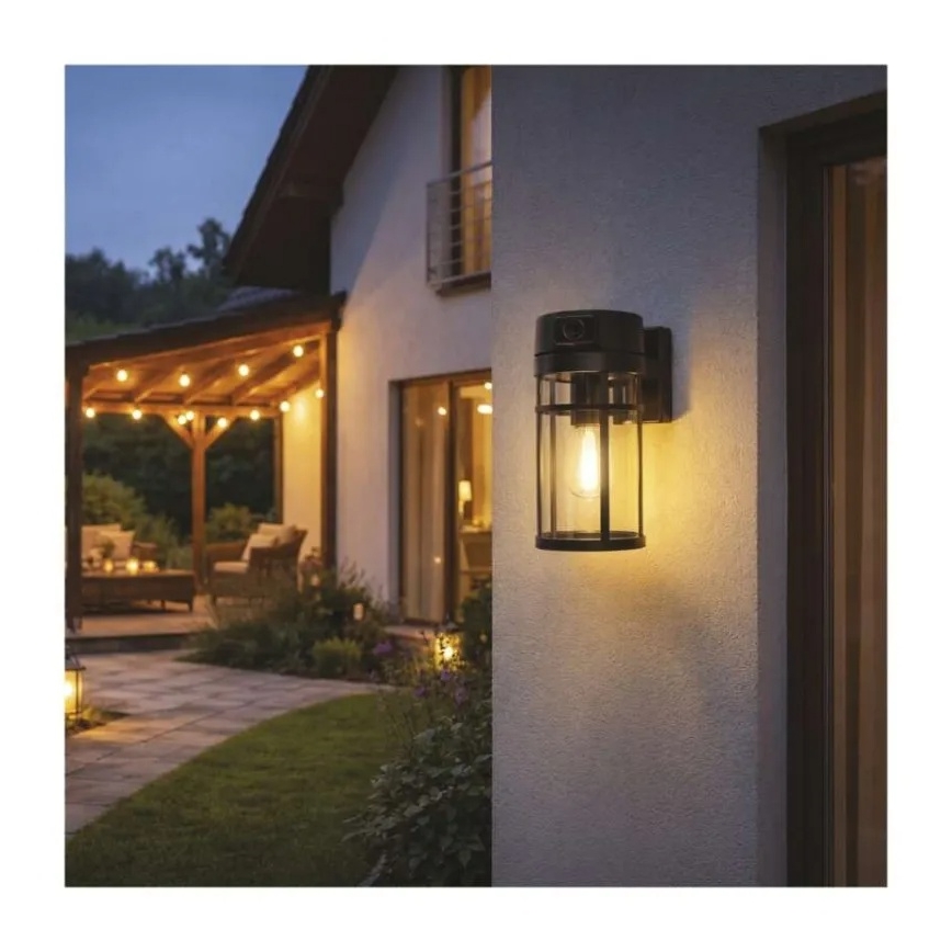 GOSMART Outdoor Wall Light with Integrated Camera 1xE27/15W/230V Wi-Fi IP44
