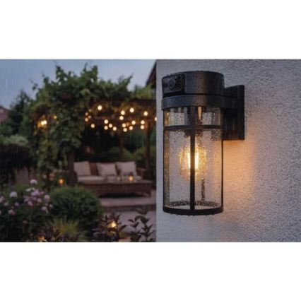 GOSMART Outdoor Wall Light with Integrated Camera 1xE27/15W/230V Wi-Fi IP44