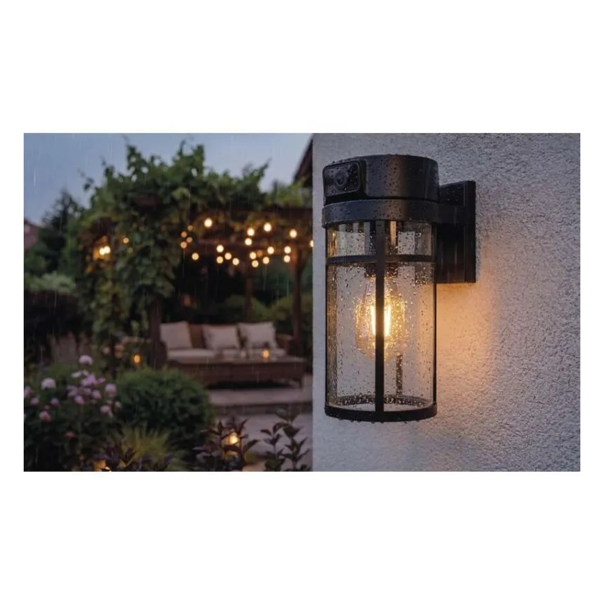 GOSMART Outdoor Wall Light with Integrated Camera 1xE27/15W/230V Wi-Fi IP44