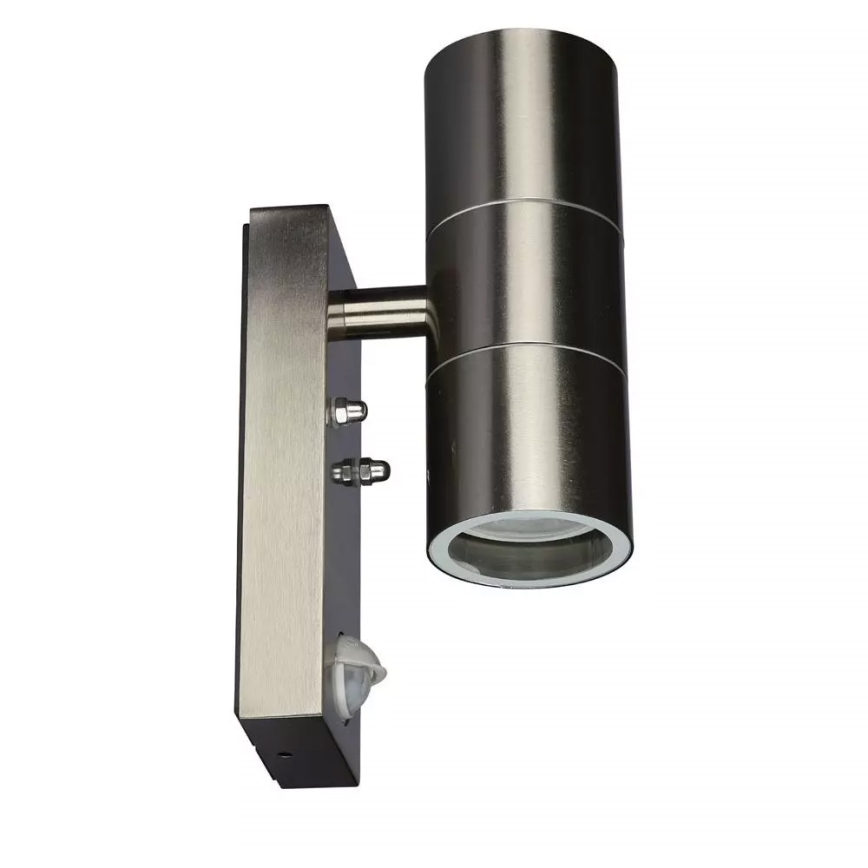 Outdoor wall light with sensor 2xGU10/35W/230V IP44