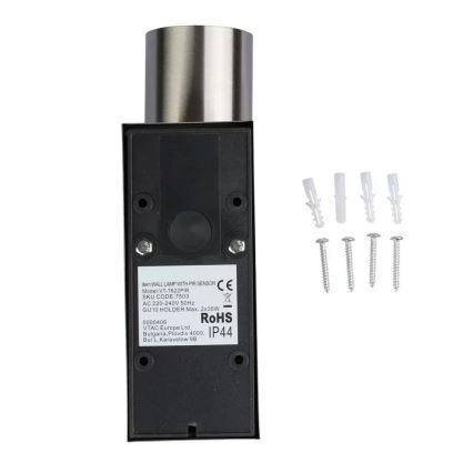 Outdoor wall light with sensor 2xGU10/35W/230V IP44