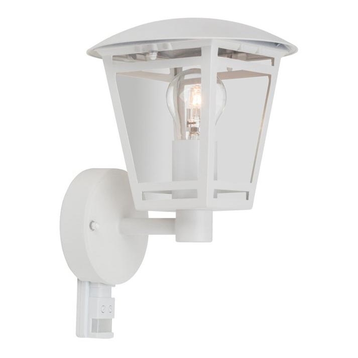 Outdoor wall light with sensor LAURA 1xE27/60W/230V IP44