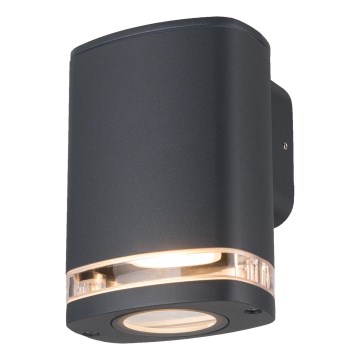 Outdoor wall light ZEVI 1xGU10/10W/230V IP54 anthracite