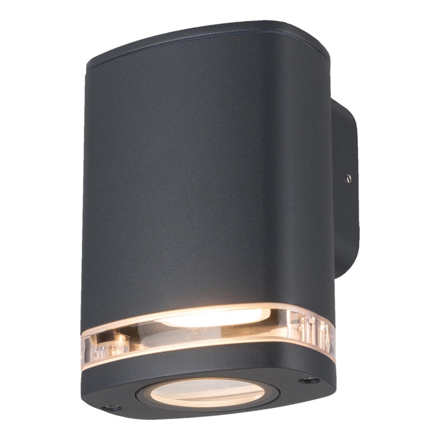 Outdoor wall light ZEVI 1xGU10/10W/230V IP54 anthracite