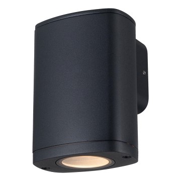 Outdoor wall light ZEVI 1xGU10/10W/230V IP54 black