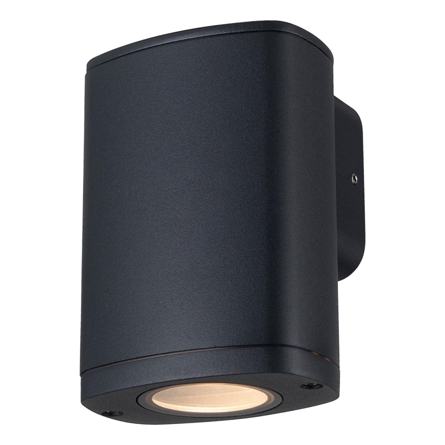 Outdoor wall light ZEVI 1xGU10/10W/230V IP54 black
