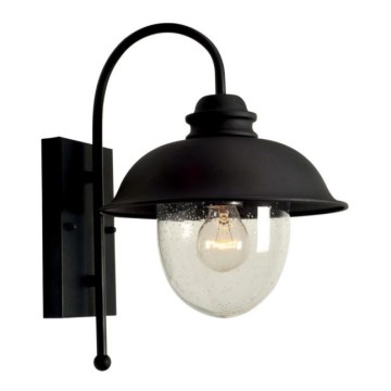 Outdoor wall light ZUNA 1xE27/60W/230V IP44 black