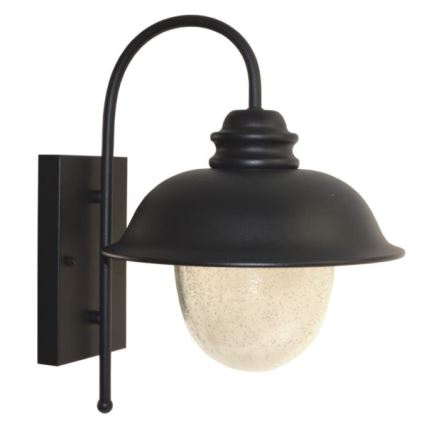 Outdoor wall light ZUNA 1xE27/60W/230V IP44 black