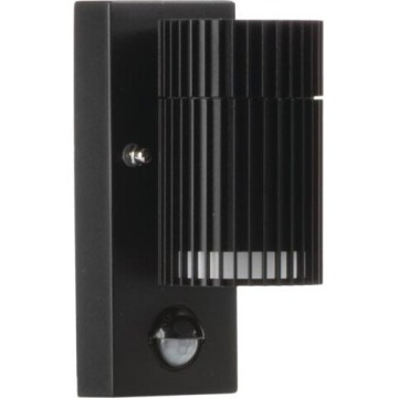 Outdoor wall-mounted spotlight with motion and dusk sensor RADILO 1xGU10/11W/230V IP44 black