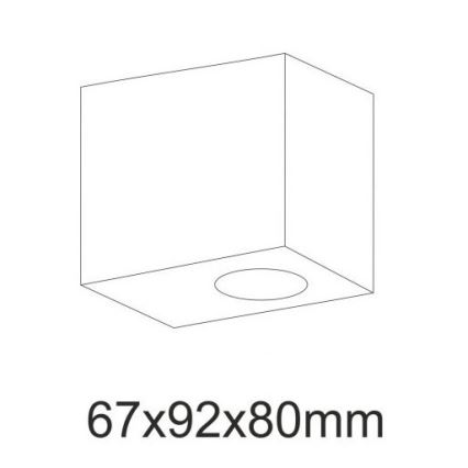 Outdoor wall spotlight BOSTON 1xGU10/35W/230V IP44